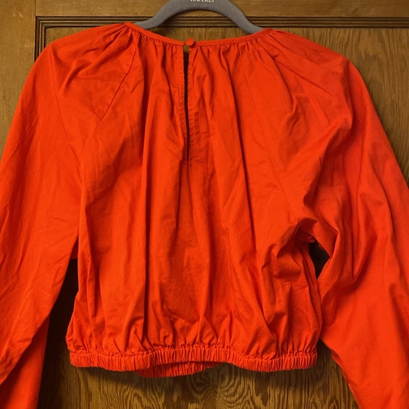 Sundry Long Sleeved Crop Blouse - Picture 4 of 4